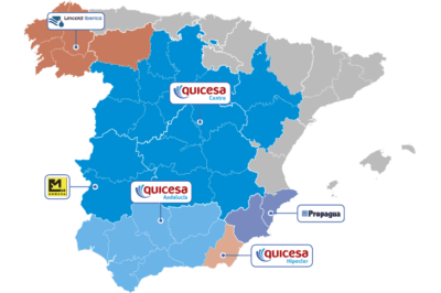 Presencia Geográfica QUICESA in